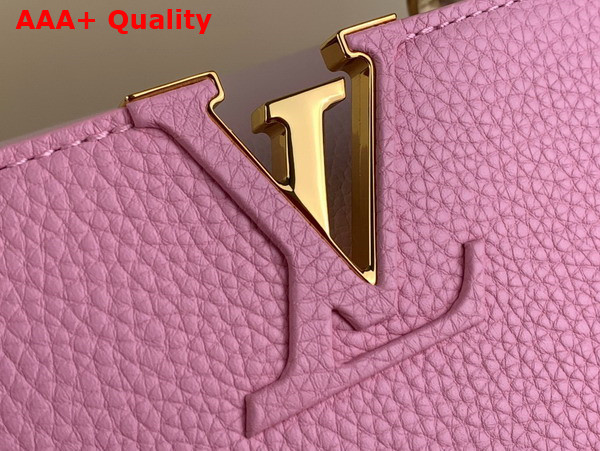 Louis Vuitton Capucines MM Handbag in Candy Pink Taurillon Leather Replica