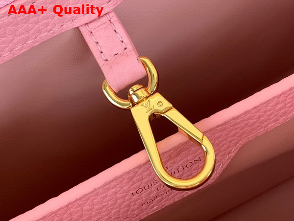 Louis Vuitton Capucines MM Handbag in Candy Pink Taurillon Leather Replica