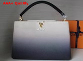 Louis Vuitton Capucines MM Taurillon Leather Blue Gradient Color Effect Replica