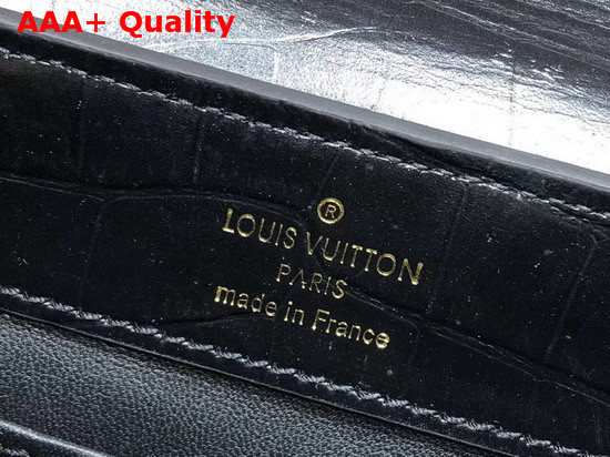 Louis Vuitton Capucines Mini Black Alligator Replica