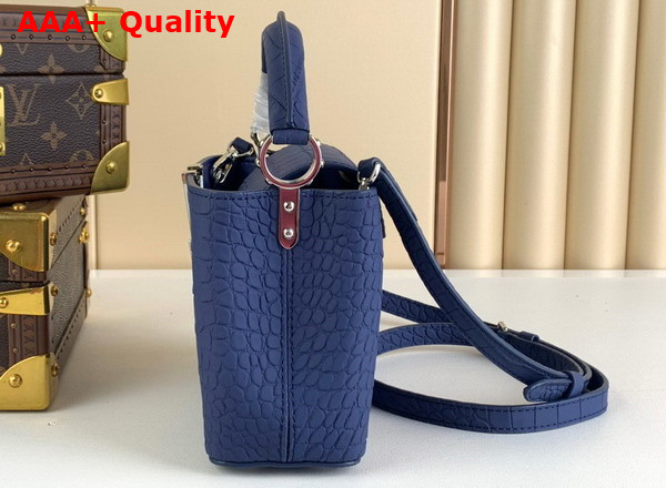 Louis Vuitton Capucines Mini Blue Alligator Leather Replica