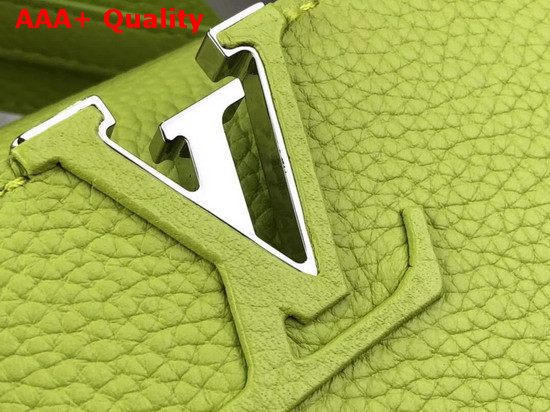 Louis Vuitton Capucines Mini Handbag Vert Chartreuse Taurillon Leather M55985 Replica