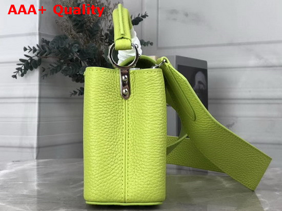 Louis Vuitton Capucines Mini Handbag Vert Chartreuse Taurillon Leather M55985 Replica