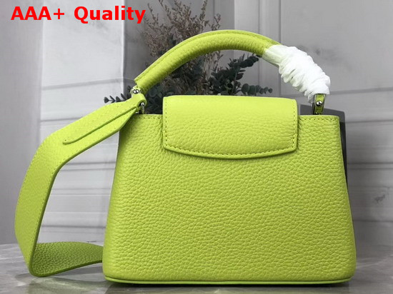 Louis Vuitton Capucines Mini Handbag Vert Chartreuse Taurillon Leather M55985 Replica