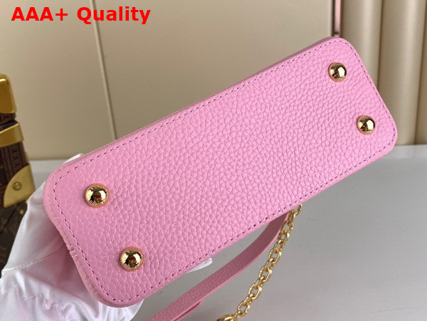 Louis Vuitton Capucines Mini Handbag in Candy Pink Taurillon Leather M22375 Replica