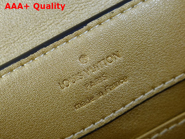 Louis Vuitton Capucines Mini Handbag in Gold Alligator Leather Replica