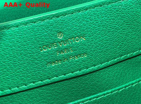 Louis Vuitton Capucines Mini Handbag in Green Crocodile Embossed Calfskin with Crystals Replica