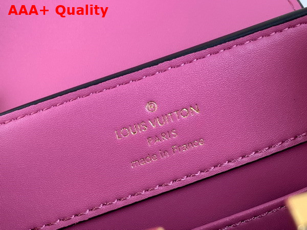 Louis Vuitton Capucines Mini Handbag in Light Purple Lizard Effect Cowhide Leather Replica