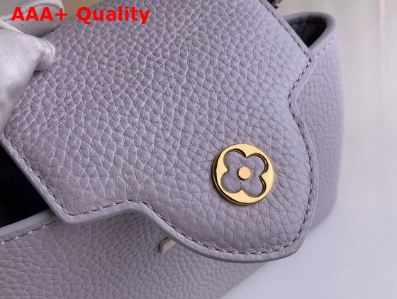 Louis Vuitton Capucines Mini Iris Purple Creme Taurillon Leather Replica