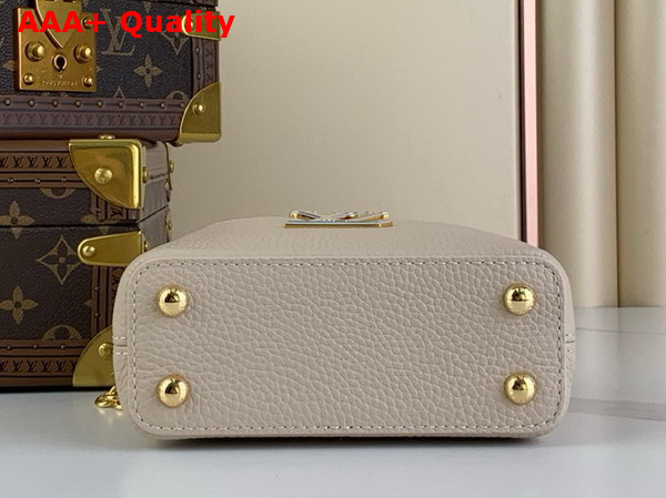 Louis Vuitton Capucines Nano Handbag Quartz Pink and Sky Blue Taurillon Leather M23952 Replica