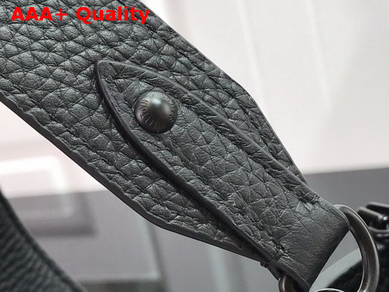 Louis Vuitton Capucines PM Handbag Black Taurillon Leather with Black Matte Hardware Replica