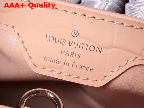 Louis Vuitton Capucines PM Rose Tourmaline Crocodilian Brillant Leather N94260 Replica