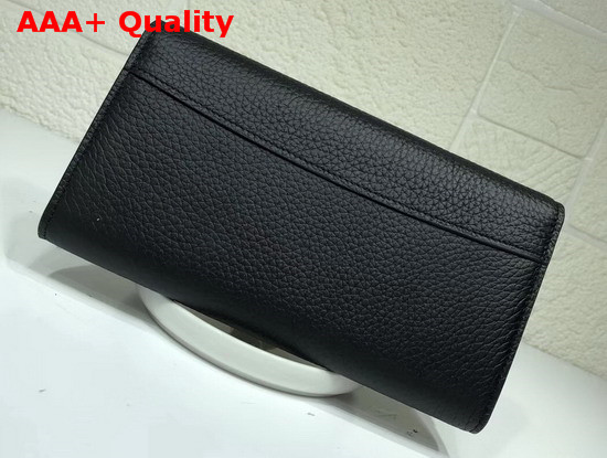 Louis Vuitton Capucines Wallet Noir Taurillon Leather Replica