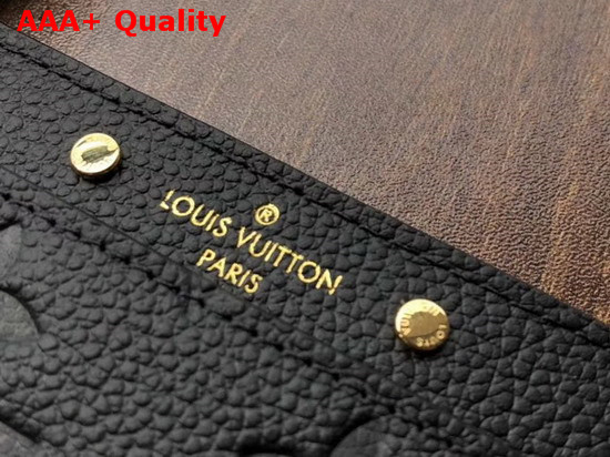 Louis Vuitton Card Holder Black Monogram Empreinte Leather M69171 Replica