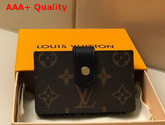 Louis Vuitton Card Holder Black Replica