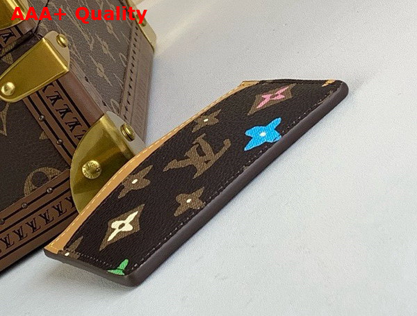 Louis Vuitton Card Holder Chocolate Monogram Craggy Coated Canvas M83348 Replica