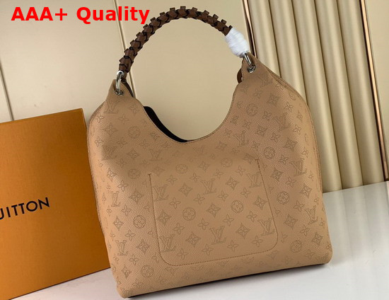 Louis Vuitton Carmel Hobo Bag in Arizona Brown Mahina Perforated Calfskin M59303 Replica