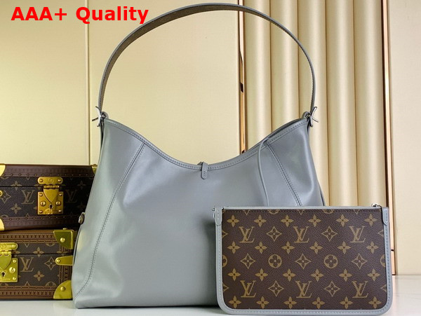 Louis Vuitton Carryall Dark MM Trianon Gray Lambskin Leather M12583 Replica