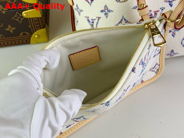 Louis Vuitton Carryall PM Bag Multicolor Beige Monogram Jacquard Fabric M24707 Replica