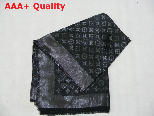 Louis Vuitton Cashmere Louis Vuitton Scarf Black Replica