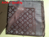 Louis Vuitton Cashmere Louis Vuitton Scarf Coffee Replica