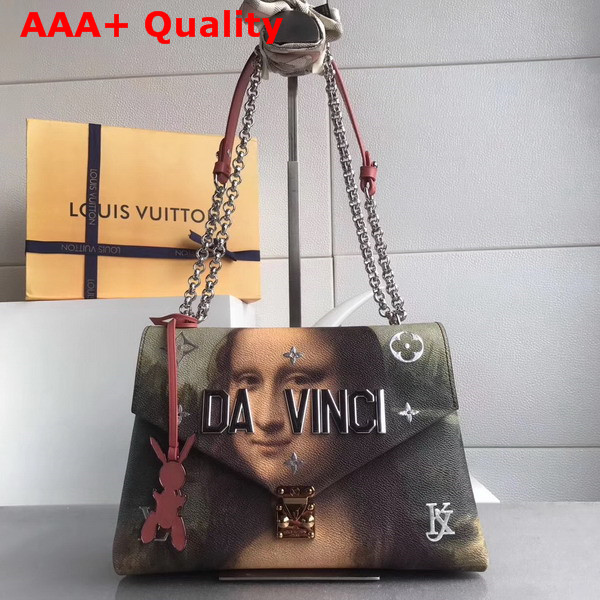 Louis Vuitton Chain Bag M43376 Gold Monogram Serti Rreflective Metallic Letters and Colored Trimmings Replica