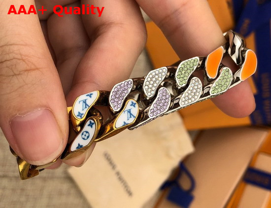 Louis Vuitton Chain Links Patches Bracelet M68260 Replica