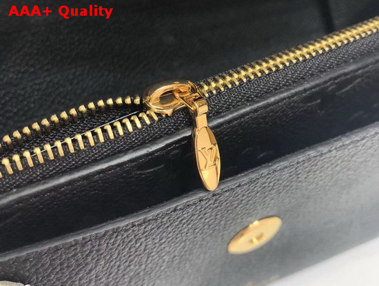 Louis Vuitton Chain Wallet Monogram Empreinte Noir M63398 Replica