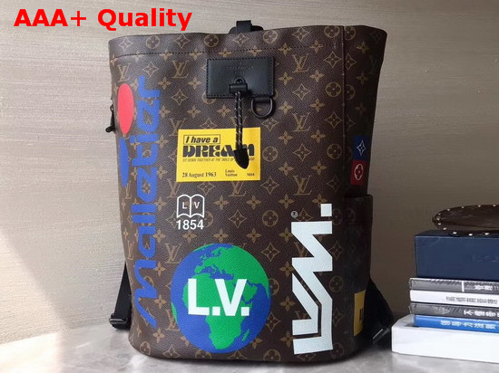 Louis Vuitton Chalk Backpack Brown Monogram Canvas M44615 Replica