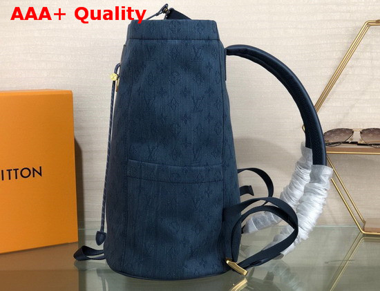 Louis Vuitton Chalk Backpack Navy Blue Monogram Denim M44617 Replica