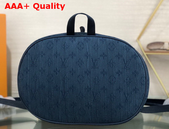 Louis Vuitton Chalk Backpack Navy Blue Monogram Denim M44617 Replica