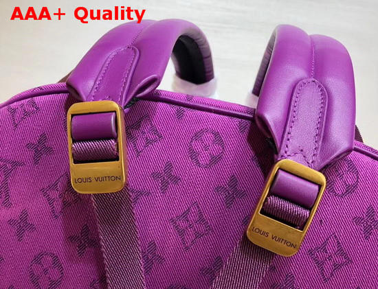 Louis Vuitton Chalk Backpack in Purple Monogram Denim Replica