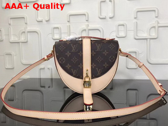 Louis Vuitton Chantilly Lock Monogram Reverse Coated Canvas Beige Replica