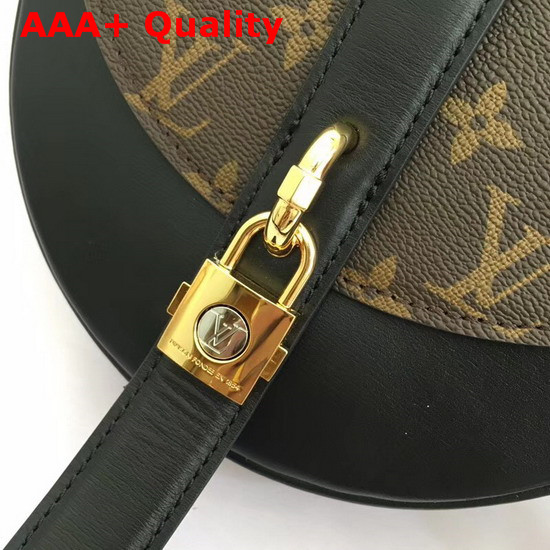 Louis Vuitton Chantilly Lock Monogram Reverse Coated Canvas Black M43590 Replica