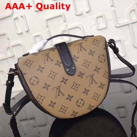 Louis Vuitton Chantilly Lock Monogram Reverse Coated Canvas Navy Replica