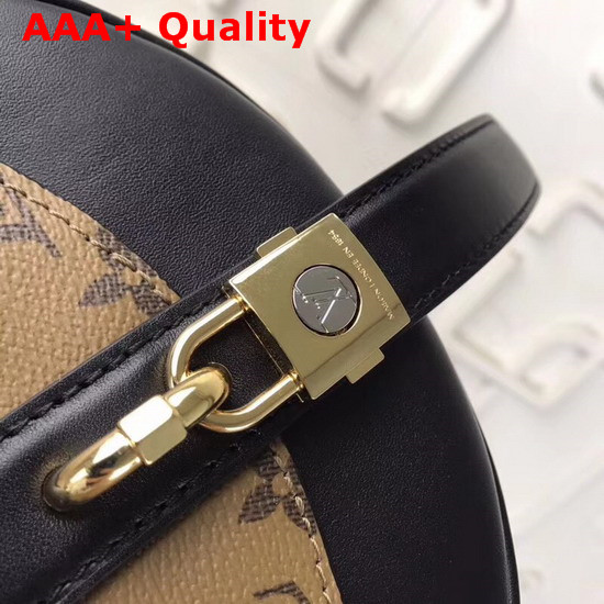 Louis Vuitton Chantilly Lock Monogram Reverse Coated Canvas Navy Replica