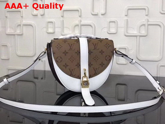 Louis Vuitton Chantilly Lock Monogram Reverse Coated Canvas White M43645 Replica