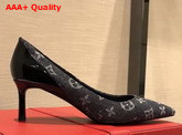 Louis Vuitton Cherie Pump Patent Monogram Denim and Patent Calf Leather Replica