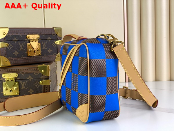 Louis Vuitton Chess Messenger in Blue Damier Pop Coated Canvas N40547 Replica