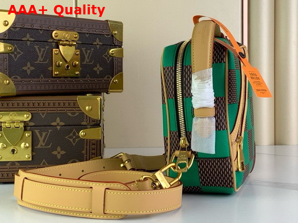 Louis Vuitton Chess Messenger in Green Damier Pop Coated Canvas N40563 Replica