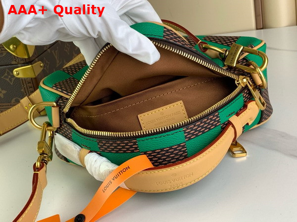 Louis Vuitton Chess Messenger in Green Damier Pop Coated Canvas N40563 Replica