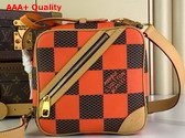 Louis Vuitton Chess Messenger in Orange Damier Pop Coated Canvas N40548 Replica