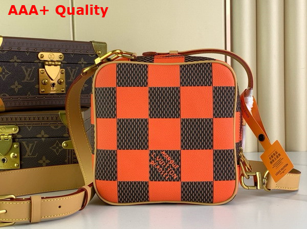 Louis Vuitton Chess Messenger in Orange Damier Pop Coated Canvas N40548 Replica