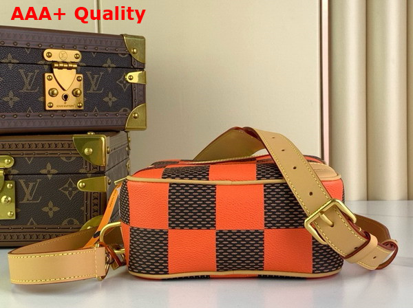 Louis Vuitton Chess Messenger in Orange Damier Pop Coated Canvas N40548 Replica