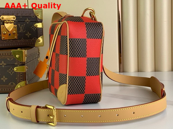 Louis Vuitton Chess Messenger in Red Damier Pop Coated Canvas N40561 Replica