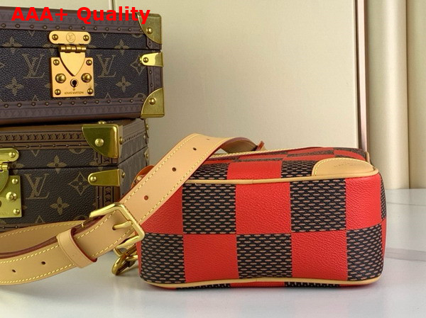 Louis Vuitton Chess Messenger in Red Damier Pop Coated Canvas N40561 Replica