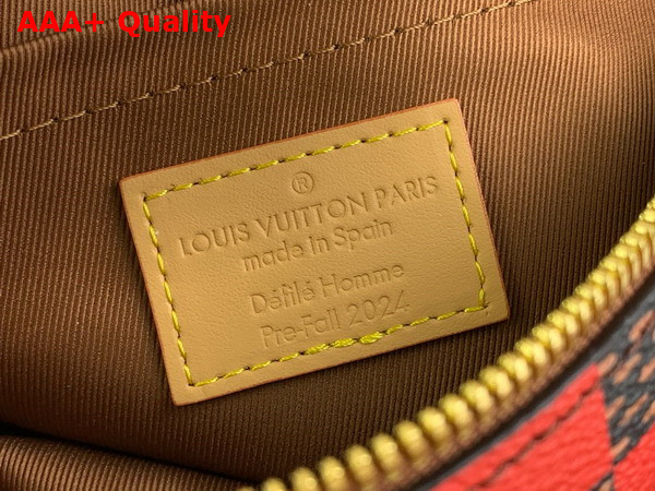 Louis Vuitton Chess Messenger in Red Damier Pop Coated Canvas N40561 Replica