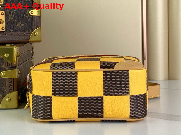 Louis Vuitton Chess Messenger in Yellow Damier Pop Coated Canvas N40562 Replica