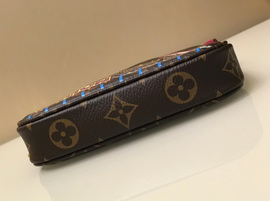 Louis Vuitton Christmas 2020 Edition of the Mini Pochette Accessoires in Monogram Canvas M69752 Replica