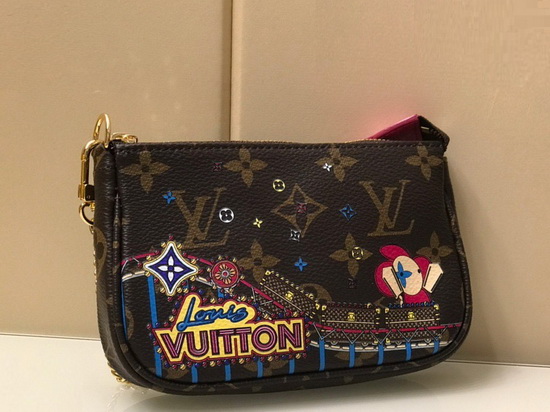 Louis Vuitton Christmas 2020 Edition of the Mini Pochette Accessoires in Monogram Canvas M69752 Replica